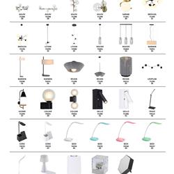 灯饰设计 Rabalux 2024年最新匈牙利现代灯饰产品图片目录