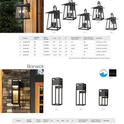 灯饰设计 Z-LITE 2024年加拿大户外灯饰灯具产品图片电子目录