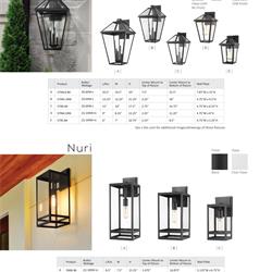 灯饰设计 Z-LITE 2024年加拿大户外灯饰灯具产品图片电子目录