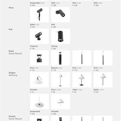 灯饰设计 Faro 2025年西班牙现代户外灯具产品图片电子目录
