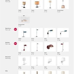 灯饰设计 Faro 2025年西班牙室内现代简约风格灯饰电子目录