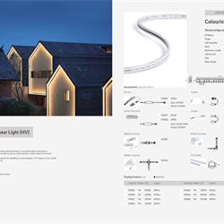 灯饰设计 illus 2024年欧美线性LED灯带产品图片电子目录