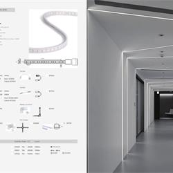灯饰设计 illus 2024年欧美线性LED灯带产品图片电子目录