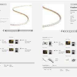 灯饰设计 illus 2024年欧美线性LED灯带产品图片电子目录