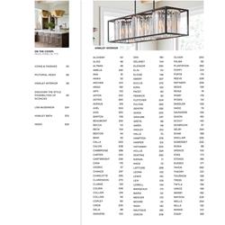 灯饰设计 Hinkley 2025年美国流行灯饰灯具设计电子目录