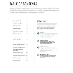 灯饰设计 Hinkley 2024年秋季美国户外景观灯饰产品图片电子书