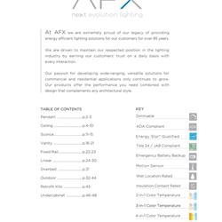 灯饰设计 AFX 2025年欧美现代灯饰产品图片电子目录