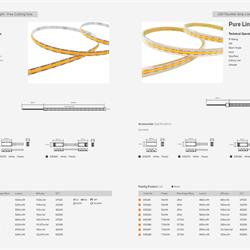 灯饰设计 illus 2025年欧美线性LED灯带产品图片电子目录